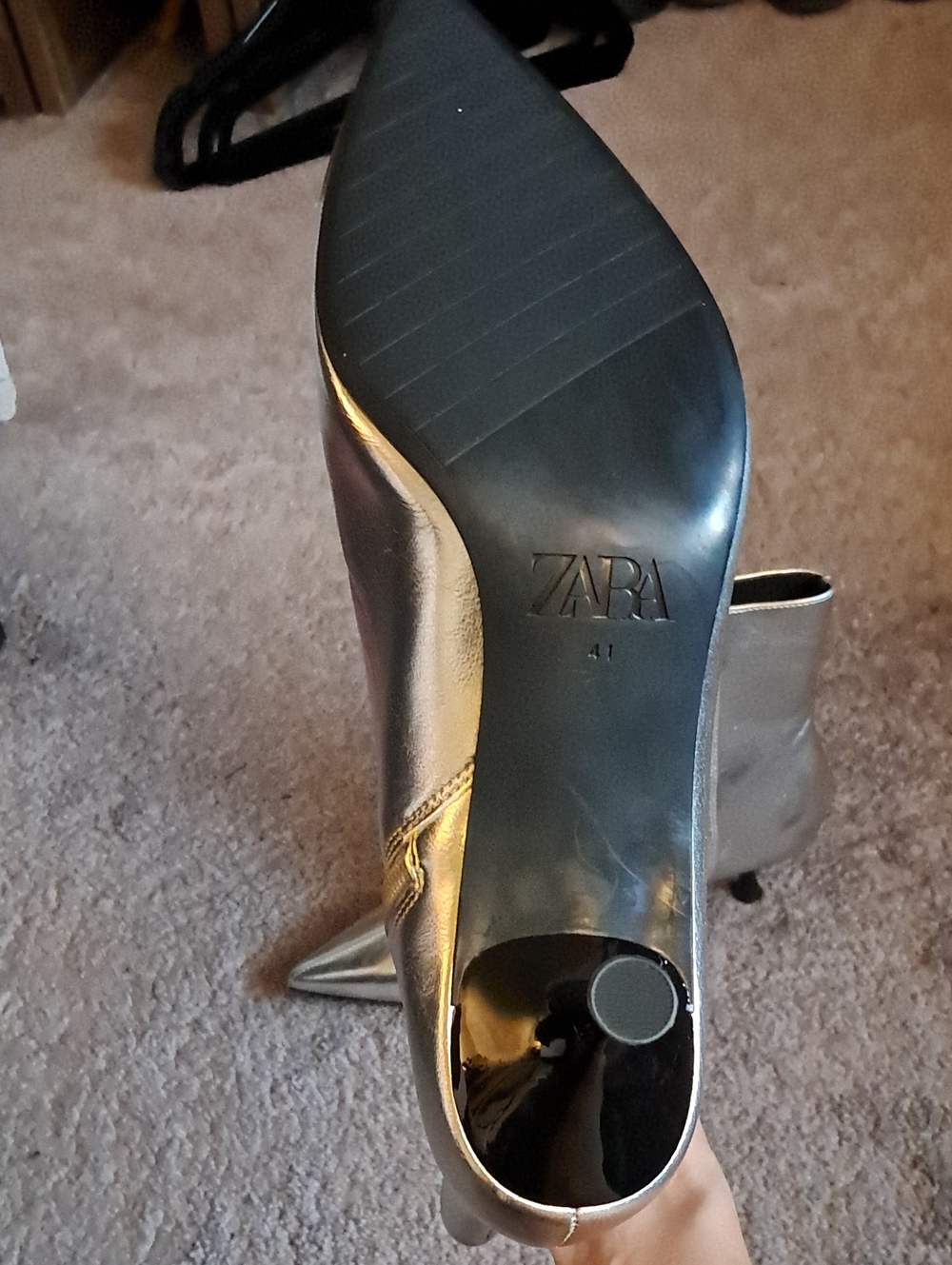 Silver Zara Boots - Picture 3 of 3